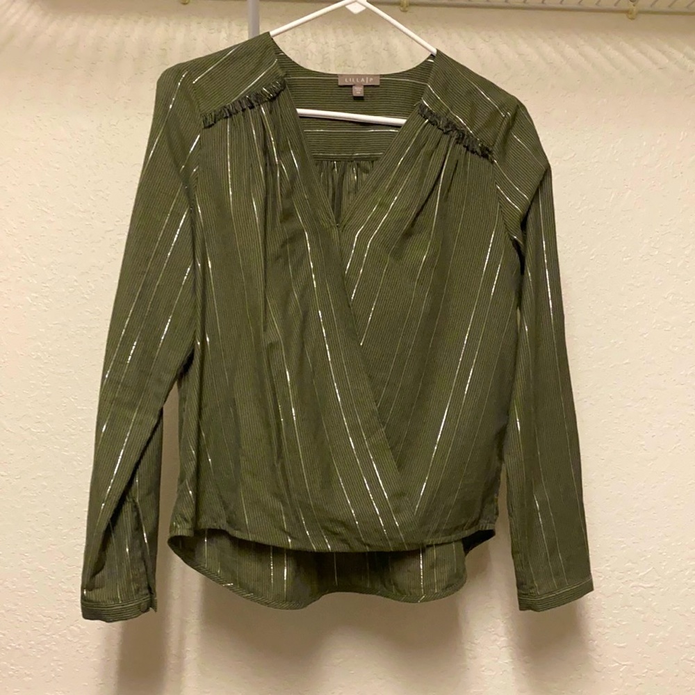Lilla P blouse - Olive